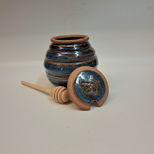 #230902 Honey Pot Blue $18 at Hunter Wolff Gallery